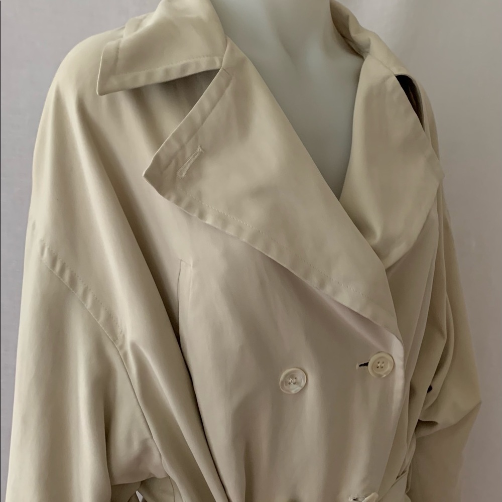 Made In ITALY I Blues TRENCH Coat Size 14 - Picture 4 of 10